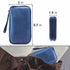Dark Blue Portable Digital Organizer Bag - Multifunctional Storage for Power Banks, Cables, and AccessoriesPhotography Props Not Included