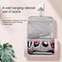 Black Portable PU Storage Bag for Hair Curlers, Hair Dryers, and Styling ToolsHair dryers, etc. are shooting props and are not included in the product
