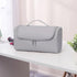 Grey Portable PU Storage Bag for Hair Curlers, Hair Dryers, and Styling ToolsHair dryers, etc. are shooting props and are not included in the product