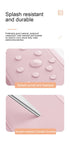 Grey Portable PU Storage Bag for Hair Curlers, Hair Dryers, and Styling ToolsHair dryers, etc. are shooting props and are not included in the product