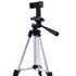 Black Aluminum Alloy Camera and Phone Tripod - Adjustable Lightweight StandTripod + Small Live Broadcast Clip