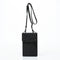 Black Water-Resistant Nylon Crossbody Phone Bag - Compact Travel Wallet & Card Holder for Men and Women(Mobile phones and cards are shooting props, not included)