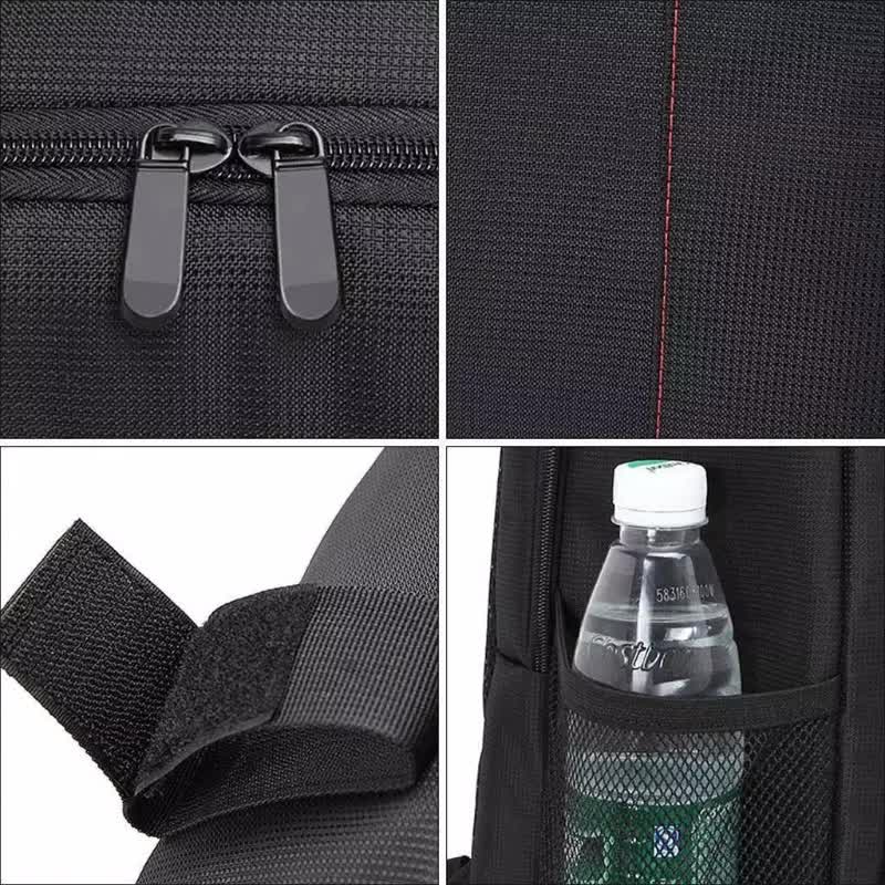 Orange Lining Water-Resistant DSLR Camera Backpack with Tripod Holder, Lightweight and Spacious Photography Bag for Outdoor UseCamera and accessories are props, not included