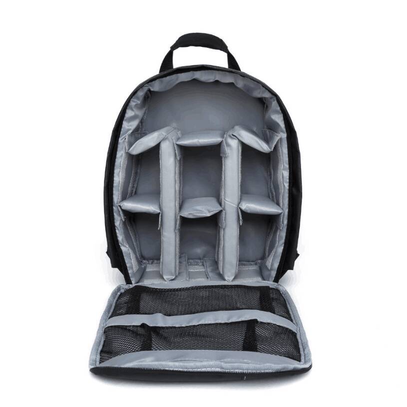 Grey Lining Water-Resistant DSLR Camera Backpack with Tripod Holder, Lightweight and Spacious Photography Bag for Outdoor UseCamera and accessories are props, not included