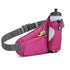 Rose Red Hydration Running Waist Pack - Waterproof Lightweight Sports Belt with Bottle HolderWater bottles are filming props, not included