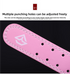 Size S Pink Professional Weightlifting Belt with Sponge Padding for Deep Squat and Deadlift - Men and Women Fitness Support