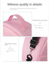 Pink Portable Multi-Purpose Baby Bed and Diaper Backpack - Lightweight, Waterproof, Canvas + Polyester Material, Travel Essential for MomsWith mosquito net and small toys