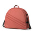 Red Portable Multi-Purpose Baby Bed and Diaper Backpack - Lightweight, Waterproof, Canvas + Polyester Material, Travel Essential for MomsWith mosquito net and small toys