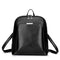 Black Stylish Women's PU Leather Backpack – Spacious, Anti-Theft, Multi-Pocket Travel Bag for School or Work