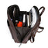 Brown Stylish Women's PU Leather Backpack - Spacious, Anti-Theft, Multi-Pocket Travel Bag for School or Work