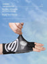 Size L Red Breathable Half-Finger Cycling Gloves - Anti-Slip, Shockproof, and Durable for Men & Women