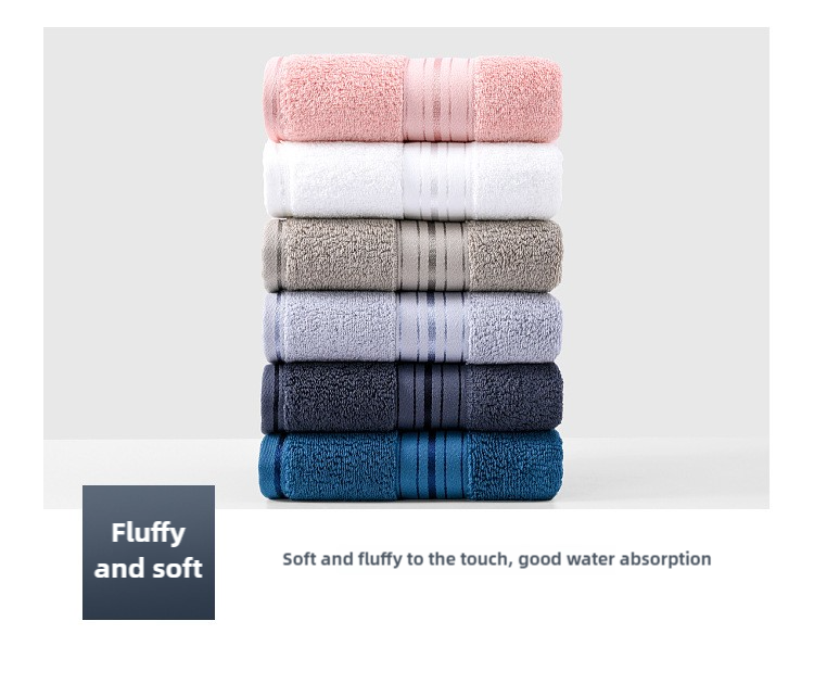Dark Grey Luxury Cotton Towel SetTowel + Bath Towel - Quick Dry, Extra Thick & Absorbent, Perfect for Bath & Beach