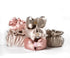 3 Pcs Apricot Heatless Hair Curling Satin Set - Easy Sleep-In Curler for Beautiful Waves