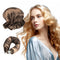 3 Pcs Brown Heatless Hair Curling Satin Set - Easy Sleep-In Curler for Beautiful Waves