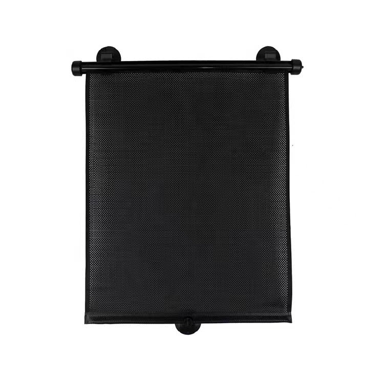 2 Pcs 40*45cm Black Adjustable Retractable Car Side Window Sun Shade - UV Protection, Easy Installation with Suction Cups