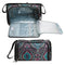 Geometric Patterns Multi-Functional Crochet Hook and Yarn Storage Bag – Convenient Carrying Case for Crochet, Knitting Tools, and Yarn, with Stylish Pattern Design Tools Not Included