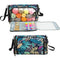 Leaf pattern Multi-Functional Crochet Hook and Yarn Storage Bag - Convenient Carrying Case for Crochet, Knitting Tools, and Yarn, with Stylish Pattern Design Tools Not Included