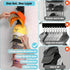 1 Pcs Black Adjustable Hat Organizer Rack for Baseball Caps - Space Saving Wall-Mounted Hat Storage with 2 Hanging Methods for Display and StorageBaseball cap is a shooting prop and is not included