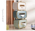 Blue PET Luxury Tissue Box – Multifunctional Desktop Paper Towel Organizer for Home and Living Room
