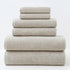 Beige Premium Cotton Towel Set - 6 Pieces, Soft & Absorbent Bath Towels for Adults