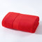 Red Premium Thick Cotton Bath Towel for Adults - Soft and Absorbent Bathroom Towel