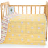 Yellow Chick, 6-Layer Muslin Baby Blanket - Soft Cotton Bedding for Infants and Toddlers, 110x110 cm,