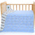 Blue Cherry, 6-Layer Muslin Ba Blanket - Soft Cotton Bedding for Infants and Toddlers, 110x110 cm,