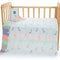 Giraffe, 6-Layer Muslin Baby Blanket - Soft Cotton Bedding for Infants and Toddlers, 110x110 cm,