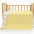 Yellow love heart, 6-Layer Muslin Ba Blanket - Soft Cotton Bedding for Infants and Toddlers, 110x110cm