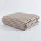 Brown Pure Cotton Waffle Weave Bath Towel - Soft, Absorbent & Extra Large 70x140 cm for Home Use