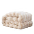 Coffee 70*100cm Plush Toscana Throw Blanket - Soft Flannel Fleece for All Seasons, Perfect for Couch & Bed