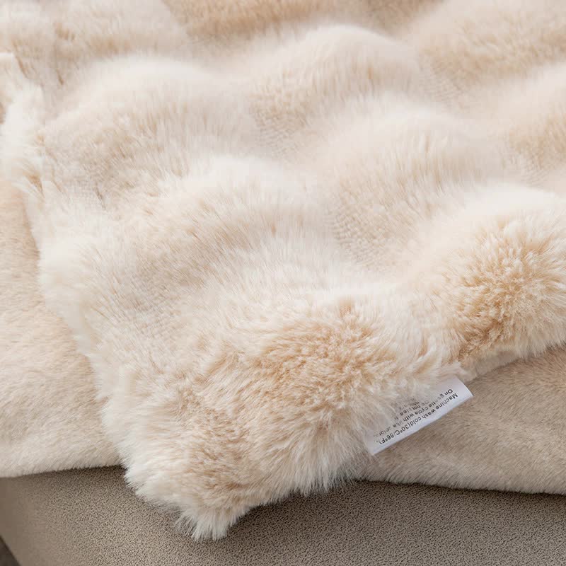 Coffee 100*160cm Plush Toscana Throw Blanket - Soft Flannel Fleece for All Seasons, Perfect for Couch & Bed