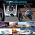2 PCS 45W Car USB Charger with Dual QC3.0 Fast Charging Ports - 12-24V Vehicle Power Adapter
