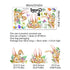 3 Sheet， Creative Easter Bunny & Egg Window Decal - Adhesive Wall Stickers for Living Room & Bedroom (60cm x 30cm)