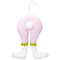 Pink Easter Bunny Hanging Legs Decoration - Festive Home Scene Prop 54cm (24.3in)