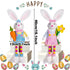 Adorable Easter Bunny Plush Dolls - Set of 2