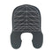Black Striped Silicone Hairdressing Cape - Extended Oversized Shoulder Pad for Hair Dyeing and Perming