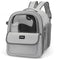 Gray Pet Carrier Backpack - Space Capsule Design for Cats & Small Dogs
