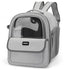 Gray Pet Carrier Backpack - Space Capsule Design for Cats & Small Dogs