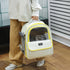 Gray Pet Carrier Backpack - Space Capsule Design for Cats & Small Dogs