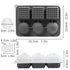 2 PCS Sphere & Square Ice Cube Tray (Green) - Novelty Silicone Ice Maker for Whiskey Cocktails
