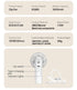 Apricot Portable Multifunctional Clip Fan DQ261 - 1000mAh Battery, 3-Speed, Quiet Cooling for Summer