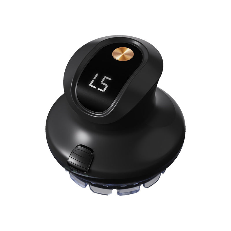 Ergonomic Cordless Hair Clipper with LCD Display - USB-C Rechargeable Head Shaver