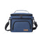 Blue Insulated Lunch Bag Cooler Tote - 9L Leakproof Thermal Lunch Box with Shoulder Strap & Pockets for Work, Picnic, Travel