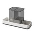 Grey 2-in-1 Automatic Pet Water and Food Dispenser - Gravity Feeder for Cats and Dogs