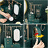 Elegant Cream Color Jewelry Organizer with Mirror - Multi-Layer Storage & Display Stand (25x15x37.5cm)