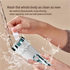 White Waterproof Electric Foot File with LED Display - Rechargeable Callus Remover