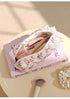 Pink Elegant 3-Piece Cosmetic Storage Set - Portable Skincare and Travel Pouch