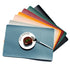 5 PCS Red Nordic Style Leather Placemat - Anti-Slip, Heat-Resistant Table Mat 30cm x 45cm