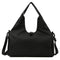 Black Stylish Women’s Travel Bag - Large-Capacity Fitness & Yoga Bag with Separate Shoe Compartment